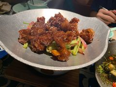 蒜香蜜汁排骨-绿茶餐厅(布吉万象汇店)