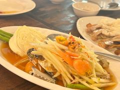 木瓜沙拉-大螃蟹海鲜餐厅