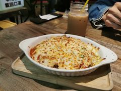 意式鮮茄肉醬焗扁意粉-意乐餐厅(海富商场店)