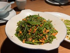 海怪酱炒芸豆丝-波螺油子·海肠捞饭·青岛菜(银座店)