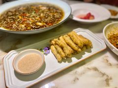 咸蛋黄四季豆-初蓉丨遇见新川菜(亲贤街荣耀店)