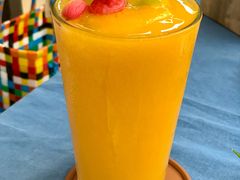 Mango smoothies-Meena Rice Based Cuisine