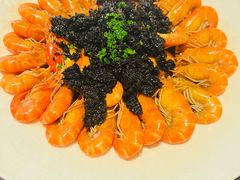 干菜蒸河虾-杭州西子湖四季酒店·金沙厅