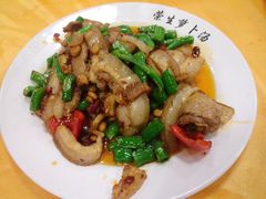 青椒回锅肉-荣生萝卜汤饭店