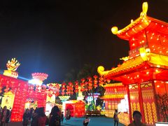 -欢乐海岸椰林沙滩-2025湾区超级灯会
