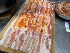 薄切猪五花全家福-晓牛烤肉