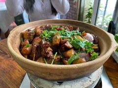 焖鸡煲-广宁炭炉鸡煲·富临门饭店