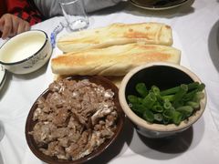 虾酱卷子-渔民船说·北塘海鲜·天津菜·海肠捞饭(北塘古镇店)