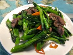 菜心炒牛肉-得心斋(国瑞升平里店)