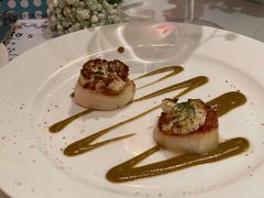 煎深海扇贝配欧洲白萝卜泥-Jean Georges