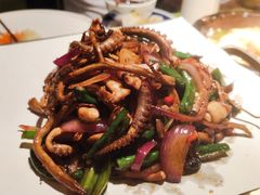茶树菇炒八爪鱼-桂满陇-十里风荷(合生汇店)