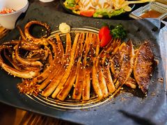 现烤整只大鱿鱼-小川洋风料理(汉街店)