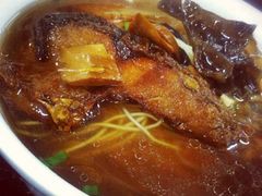 爆鱼素交汤面-裕兴记·三虾面(西北街总店)