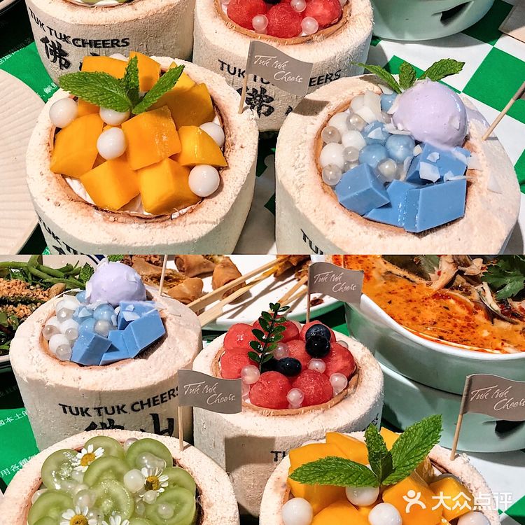 绝了！我居然在泰国菜餐厅狂炫椰奶冻！！