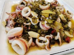 酸菜炒鱿鱼-温岭人家(红花北路店)