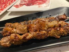 热气羊肉串-京韵胡同·酱香羊蝎子火锅涮肉(长寿路店)