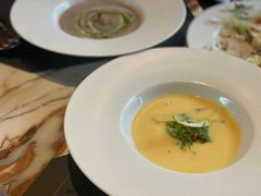 手钓枪鱿鱼生椰玉米汤-ZHAO赵·牛扒坊(万象城店)