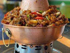 铜锅牛蛙（单层）-蛙蛙叫·牛蛙烤鱼(北京总店)