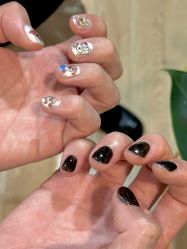 点击看大图 -复古绿·少女主题美甲美睫