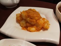咸蛋黄焗虾仁-老客站酒楼(金花南路店)