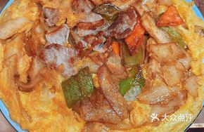 Meat Egg Knife-Sliced Noodles Stir-Fry