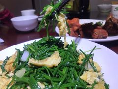 沙葱炒蛋-范记靖远羊羔肉(博物馆店)