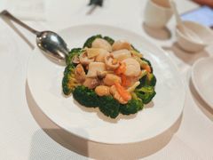 鲜带子扒西兰花（小）-詠春园