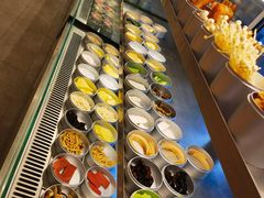 自助调料区-晓沸牛肉海鲜小火锅(白湖亭万达广场店)