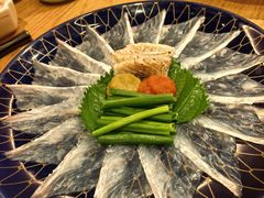 比目鱼薄切-然锅料理