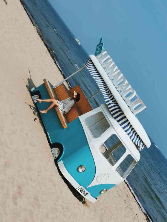 戴河庭院沙滩浴场-"22路公交有一站停靠,名为戴河庭院,我一.