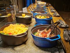自助取餐区-烟台金海岸希尔顿酒店·開自助餐厅