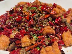 黑鸡枞菌拆骨辣子鸡-拾久(朝阳公园店)