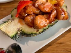 原只菠萝焗猴头菇-汝是素•文创素食馆(金月湾店)