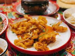 特色锅包肉-闯关东东北农家菜(崂山石老人店)