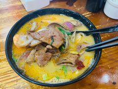 海鲜姜汁猪肝面-台州老六海鲜面馆(上南总店)