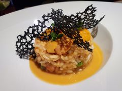 北海道海胆意大利烩饭-wann lounge 低温慢煮牛排·清吧