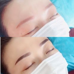 -西施无菌半永久纹绣眉眼影唇轻增发纹发际线