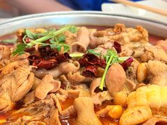 肥肠公鸡锅-彭记铁锅肥肠(东四总店)