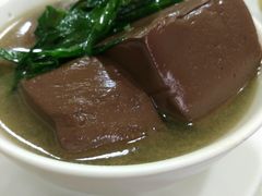 韭菜猪红-芬芳甜品(同福路店)