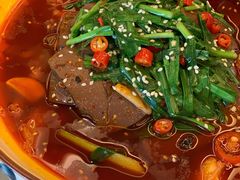 辣子韭菜蒜羊血-玉华宫宾馆·餐厅(铜川驻京办店)