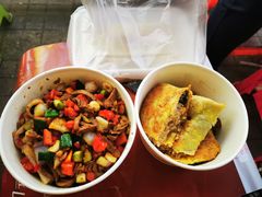 牛肉腰花二合一豆皮-周记热干面豆皮大王(桃花东街店)