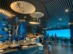 -海棠湾洲际-涛·海底餐厅·美人鱼·自助餐·海底隧道