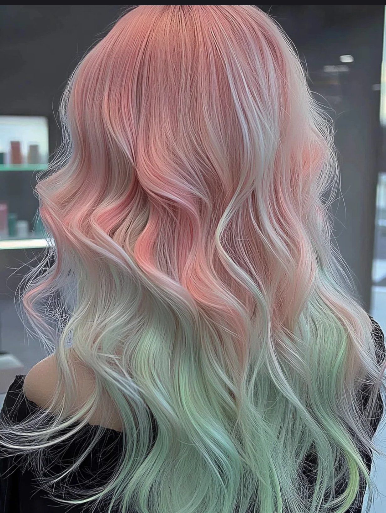 渐变色发的柔情