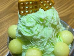 网纹瓜雪花冰-糖糖屋•糖水•雪花冰店(时尚天河店)