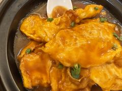 鲍鱼汁手工客家蛋饺煲-鹭园酒家·四十年老字号