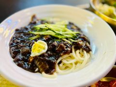 韩式炸酱面-包装马车·韩国料理·포장마차