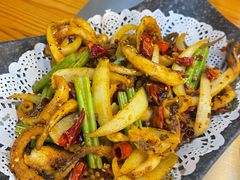 干煸鱿鱼头-万得圆饭庄(黄务小区)