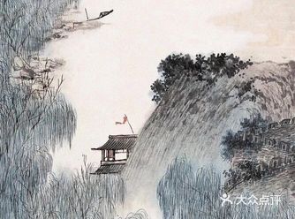 柳树得春风，一低复一昂
