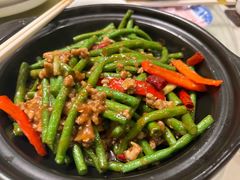 三巴酱啫豆角-山水茶艺馆·点心粤菜·30年老字号