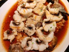 鲜味醋肉饼蒸龙趸鱼-甄御•海鲜新青岛菜(麦岛店)